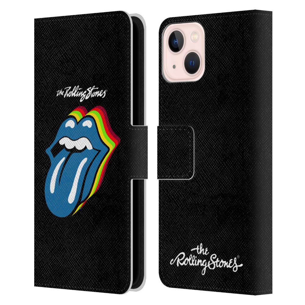 ROLLING STONES ローリングストーンズ (来日 35周年 記念 ) - Pop Art 2 レザー手帳型 / Apple iPhoneケース - PGS
